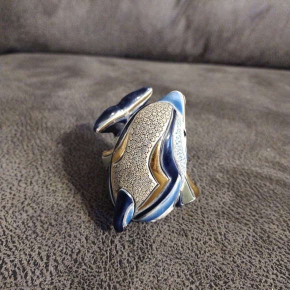 DeROSA RINCONADA DOLPHIN* HANDMADE URUGUAY* FAMILY COLLECTION* - Picture 3 of 6